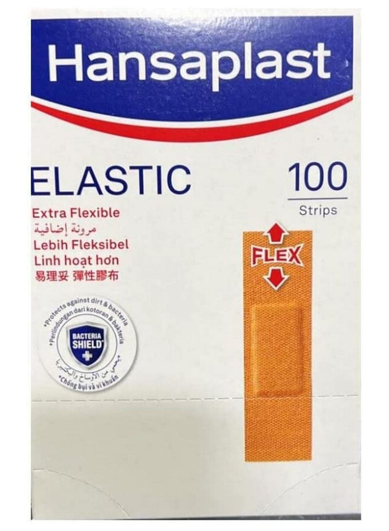 Hansaplast Elastic Plasters Extra Flexible & Breathable 100 Strips